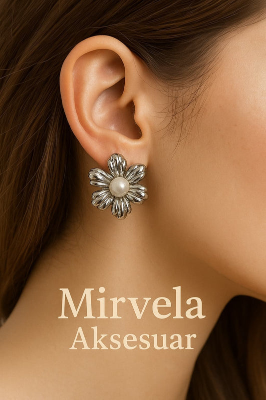 MİRVELA AÇELYA İNCİ TAŞLI KÜPE