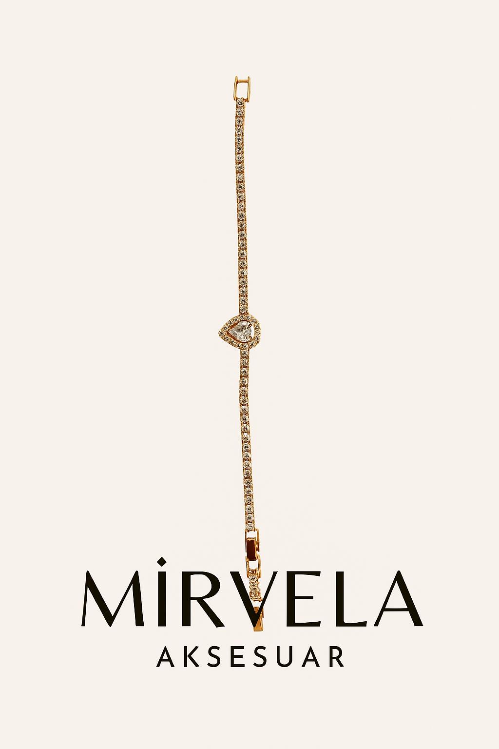 MİRVELA TEARA - DAMLA TAŞLI ZARİF BİLEKLİK
