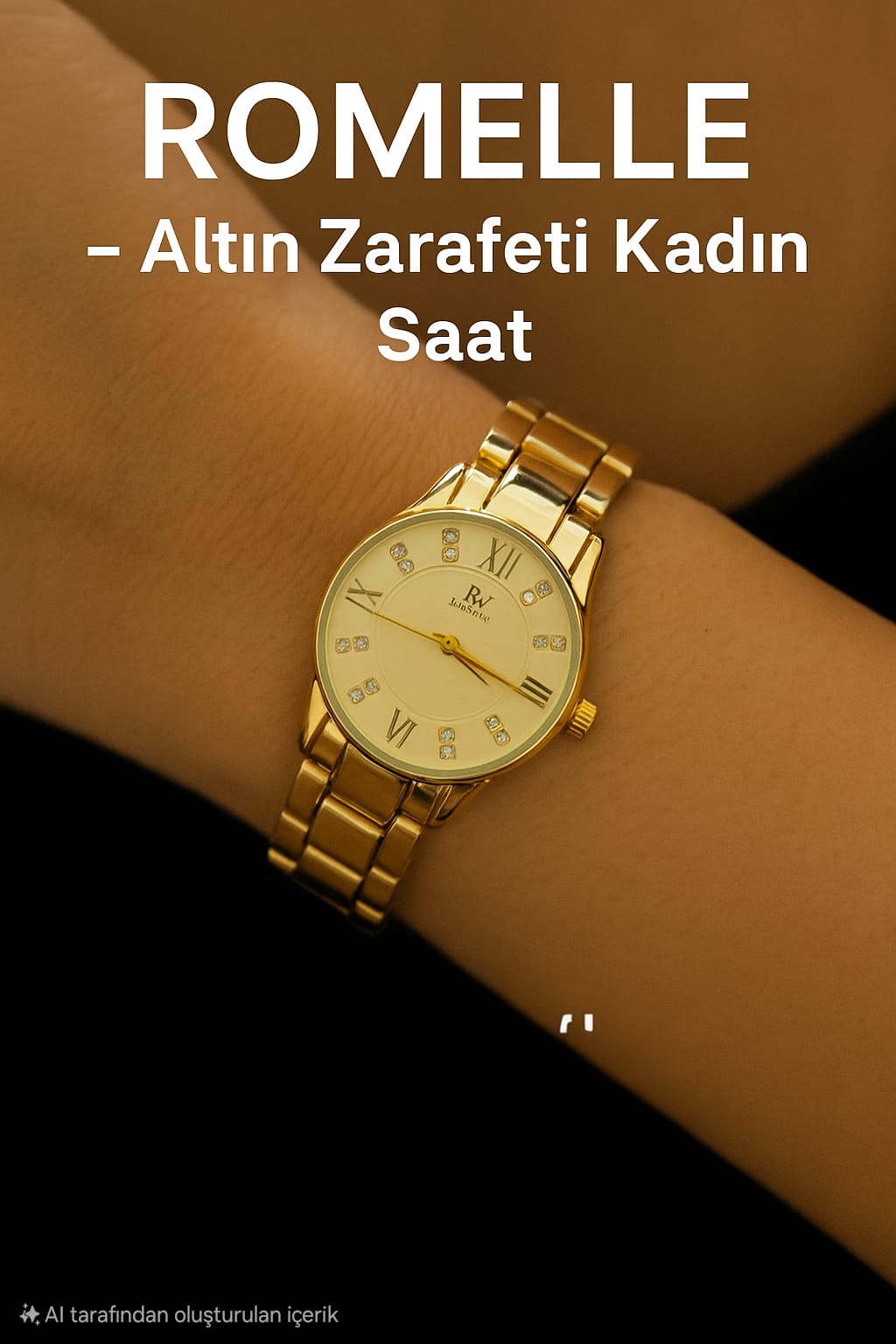 ROMELLE - ALTIN ZERAFET KADIN KOL SAATİ